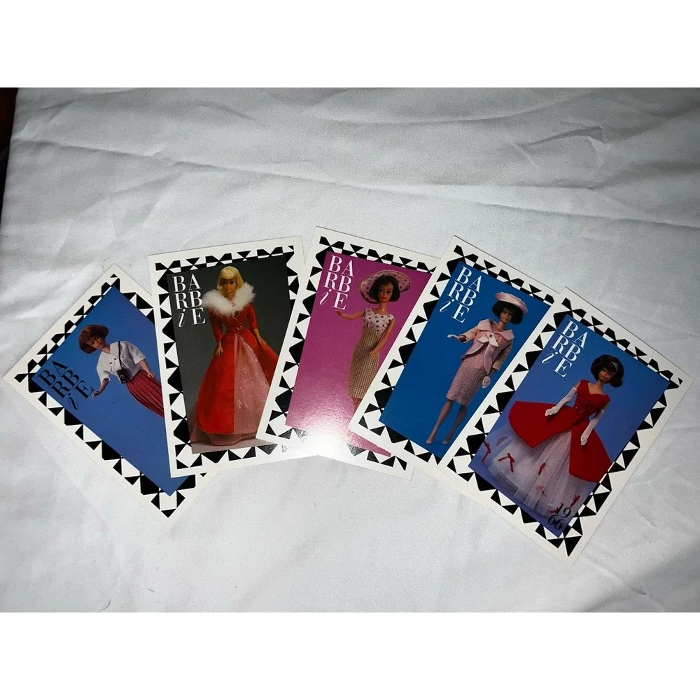 Vintage 1990 Mattel Barbie Trading Cards - Set of 54 - 1959-1989